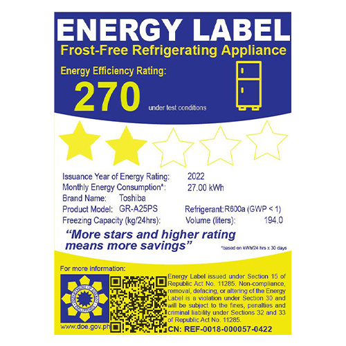 270 Energy Efficiency Rating