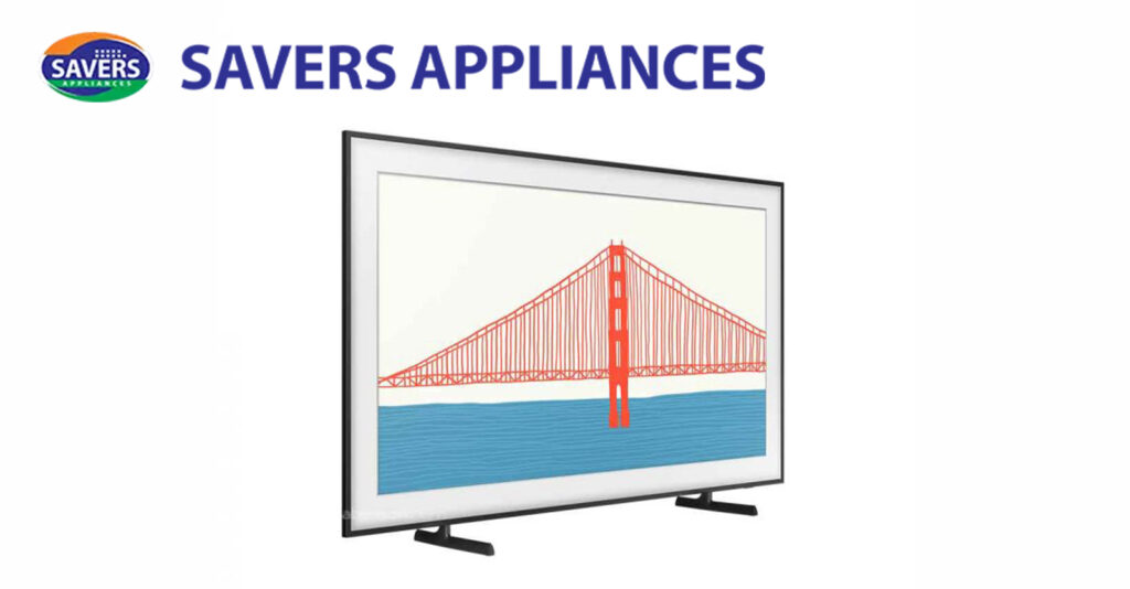 TV displaying a bridge