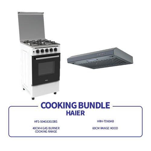 Haier Cooking Bundle Cooking Range + Rangehood