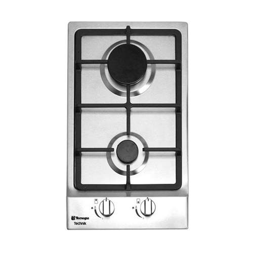 Tecnogas Built in Cooktop Stainless 2Gas 30cm
