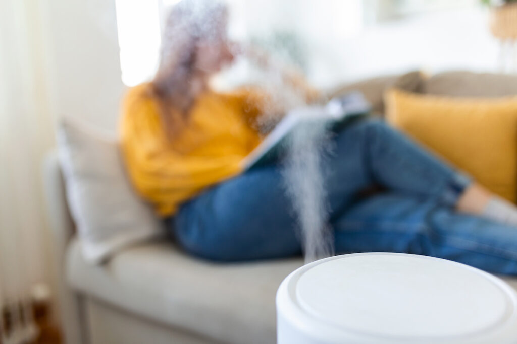 Using an Air purifier in the Living room